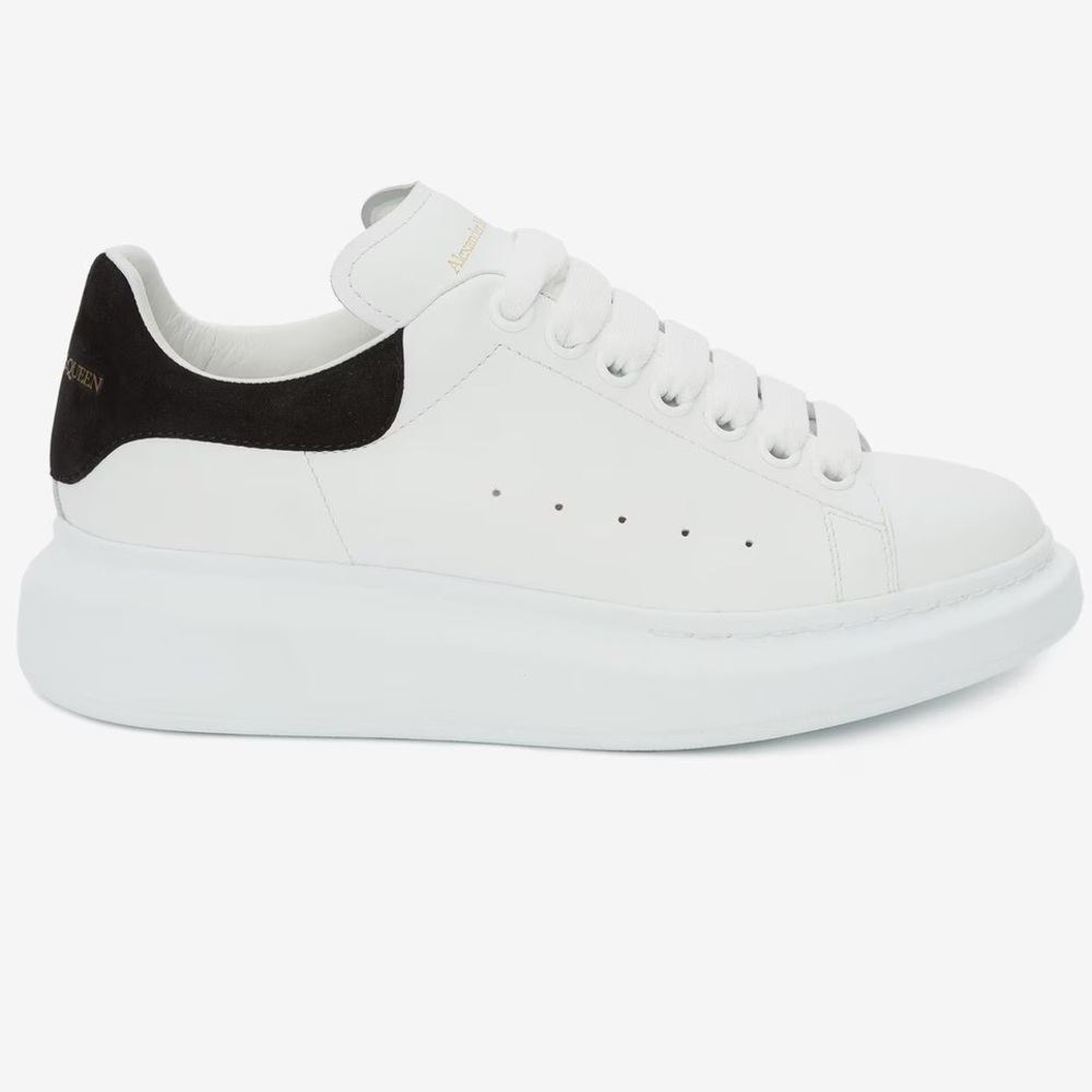 Alexander McQueen White and Black Sneakers